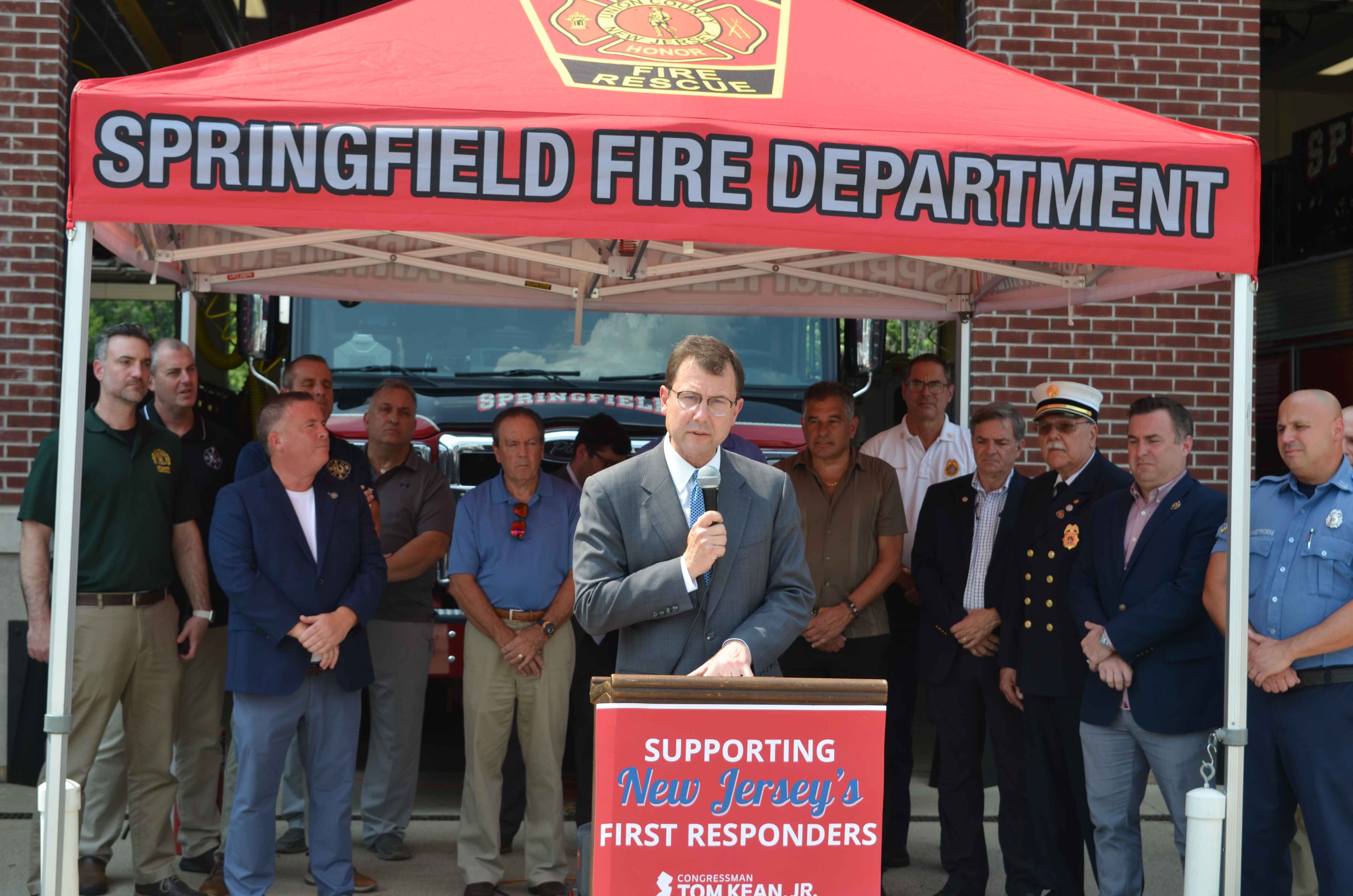 Kean Celebrates the Fire Grants and Safety Act Being Signed into Law